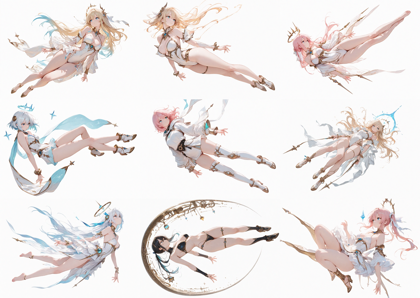 Amanatsu v2 - 空中に浮いているポーズのキャラクターを表現するプロンプト、画像生成結果:画像71