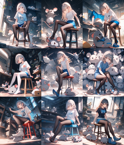 Animagine XL v4.0 - 足で踏みつけるポーズのプロンプト、画像生成結果:画像13