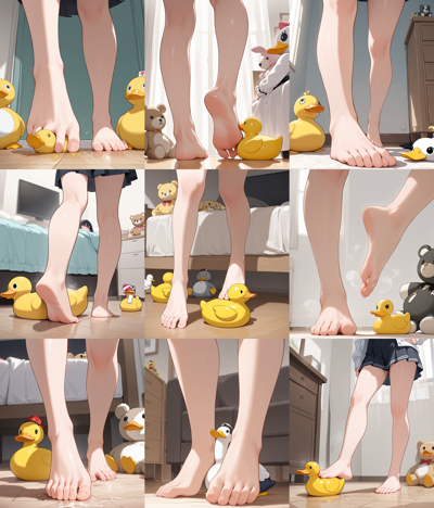 BoleroMix Illustrious v4.02 - 足で踏みつけるポーズのプロンプト、画像生成結果:画像10