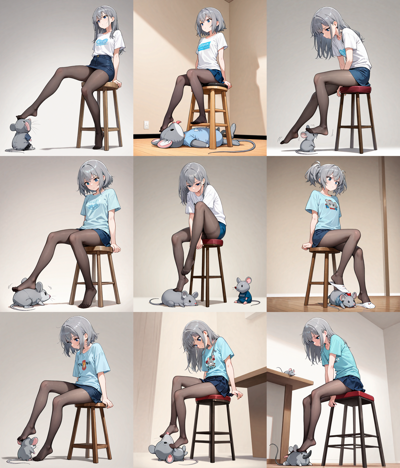 Nova Anime XL v9.0 - 足で踏みつけるポーズのプロンプト、画像生成結果:画像15