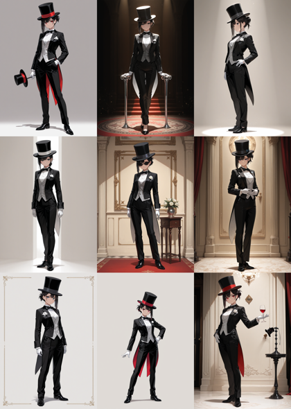 AlcAI - AnimeHaven awakening - v30 - フォーマルな帽子を表現するプロンプト:画像11