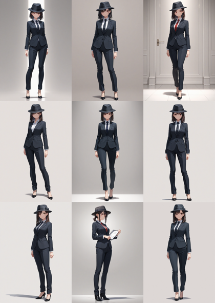 Prefect illustrious XL v3 - フォーマルな帽子を表現するプロンプト:画像3