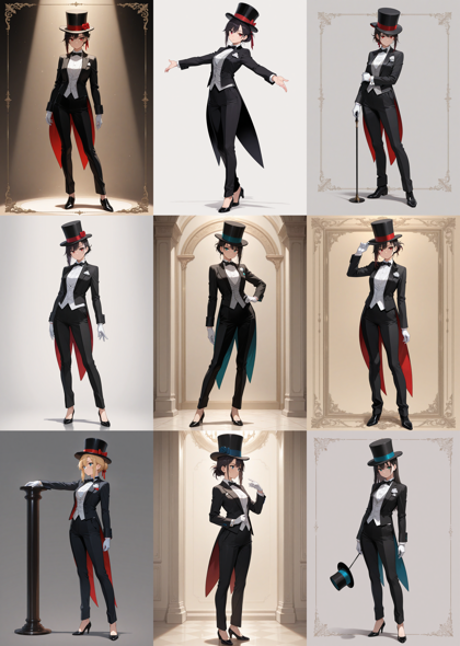 Prefect illustrious XL v3 - フォーマルな帽子を表現するプロンプト:画像9