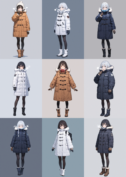 Nova Anime XL v14.0 - キャラクターの全身を表現するプロンプト、画像生成結果:画像2