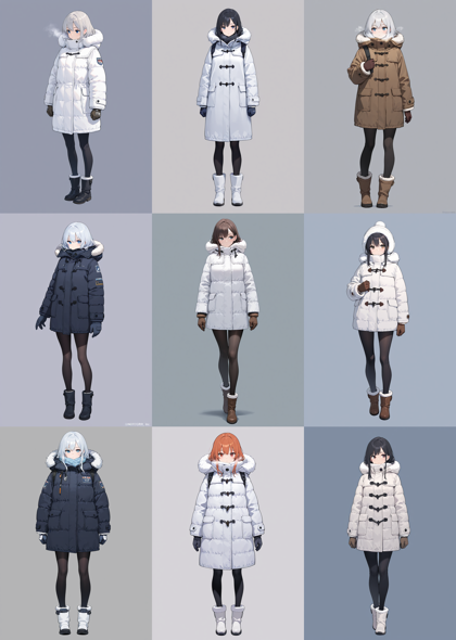 WAI-illustrious-SDXL v16.0 - キャラクターの全身を表現するプロンプト、画像生成結果:画像1