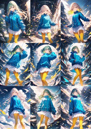 Animagine XL v4.0 opt - 足先以外の全身を描画するプロンプト:画像1