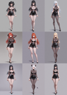 Prefect Illustrious v1.5 - 全身タイツ、全身網タイツを表現するプロンプト、画像生成結果:画像11