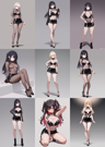 WAI-NSFW-Illustrious V14.0 - 全身タイツ、全身網タイツを表現するプロンプト、画像生成結果:画像8