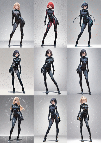 Nova Anime XL v13.0 - ボディスーツ、全身タイツを表現するプロンプト:画像2