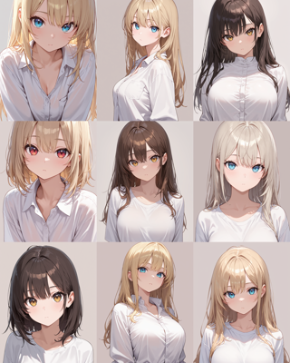 WAI-NSFW Illustrious v14.0 - カメラ目線のプロンプト、カメラ目線にしないプロンプトと画像生成結果 - 視線を表現するプロンプト:画像2