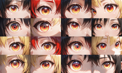 Stein Illustrious v13 - 目、瞳のアップ画像を生成するプロンプト:画像12