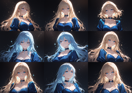 Diving-Illustrious Anime v13.0 - 背景やキャラクターの周辺にキラキラした光を入れるプロンプト:画像21