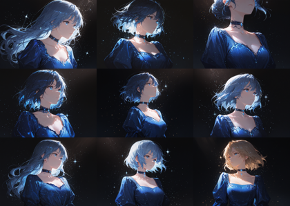 Graycolor - SemiRealIllustMix v1.6 - 背景やキャラクターの周辺にキラキラした光を入れるプロンプト:画像25
