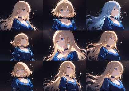 HDA Rainbow Illus Mix v1.3 - 背景やキャラクターの周辺にキラキラした光を入れるプロンプト:画像28