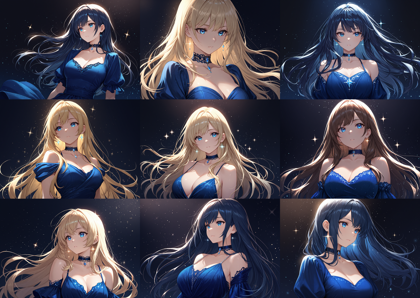 Hoseki - LustrousMix v2 - 背景やキャラクターの周辺にキラキラした光を入れるプロンプト:画像22