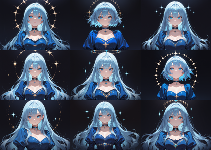 Nova Anime XL v12.0 - 背景やキャラクターの周辺にキラキラした光を入れるプロンプト:画像2