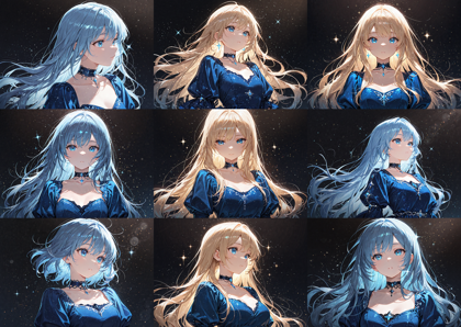 Nova Anime XL v12.0 - 背景やキャラクターの周辺にキラキラした光を入れるプロンプト:画像14