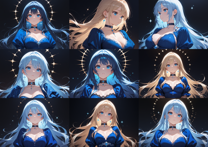 Prefect illustrious XL v3 - 背景やキャラクターの周辺にキラキラした光を入れるプロンプト:画像3