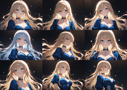 Prefect illustrious XL v3 - 背景やキャラクターの周辺にキラキラした光を入れるプロンプト:画像15