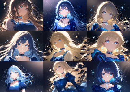 Raehoshi illust XL v7.0 - 背景やキャラクターの周辺にキラキラした光を入れるプロンプト:画像49