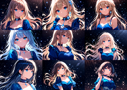 TanemoMix v6 - 背景やキャラクターの周辺にキラキラした光を入れるプロンプト:画像24