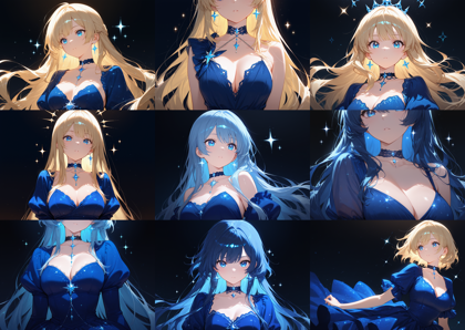 WAI-NSFW-illustrious-SDXL v15.0 - 背景やキャラクターの周辺にキラキラした光を入れるプロンプト:画像1