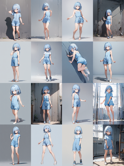 ワンピースを着たキャラクターを出力するプロンプトと出力結果:画像14
