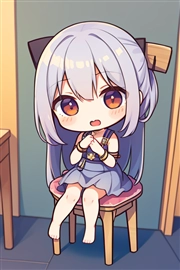Iris Mix v3 - 頭身の低いキャラクター(ちびキャラ)、デフォルメの強いキャラクター を生成するプロンプト:画像2