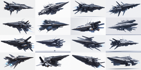 Prefect Illustrious v1.0 - SF的な宇宙船、宇宙戦艦 を生成するプロンプト・画像生成結果:画像4