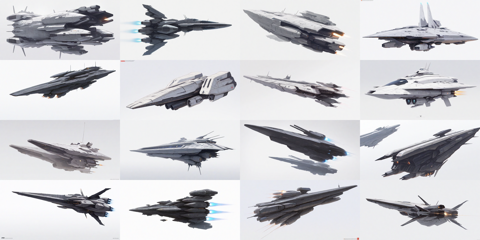 Hassaku XL v2.1 - SF的な宇宙船、宇宙戦艦 を生成するプロンプト・画像生成結果:画像5