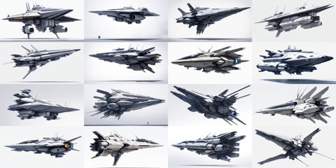 MiaoMiao Harem base1.0 - SF的な宇宙船、宇宙戦艦 を生成するプロンプト・画像生成結果:画像13