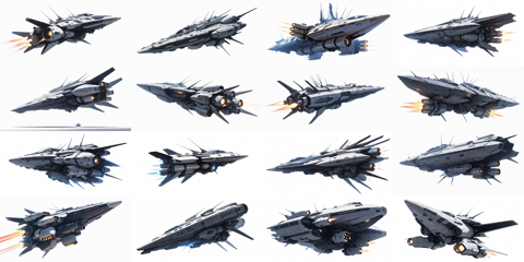 Diving-Illustrious Anime v4.0 - SF的な宇宙船、宇宙戦艦 を生成するプロンプト・画像生成結果:画像16