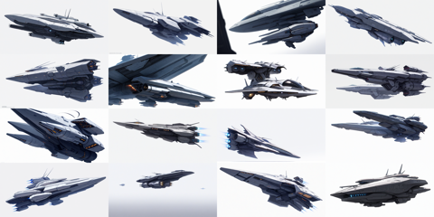 Ikastrious Noobai XL v9.4 - SF的な宇宙船、宇宙戦艦 を生成するプロンプト・画像生成結果:画像19