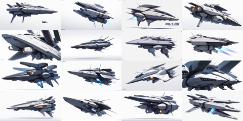 boleromix(illustrious) v2.90 - SF的な宇宙船、宇宙戦艦 を生成するプロンプト・画像生成結果:画像20