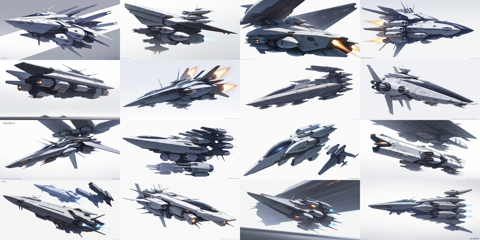 BoobAI Alplha v2.0 - SF的な宇宙船、宇宙戦艦 を生成するプロンプト・画像生成結果:画像21