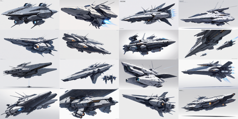 SteinIllustrious v8 - SF的な宇宙船、宇宙戦艦 を生成するプロンプト・画像生成結果:画像25