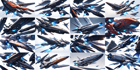 Raena XL v2.0 - SF的な宇宙船、宇宙戦艦 を生成するプロンプト・画像生成結果:画像29