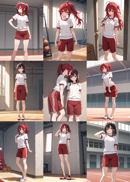WAI-NSFW-Illustrious v14.0 - 体操着を表現するプロンプト、画像生成結果:画像6