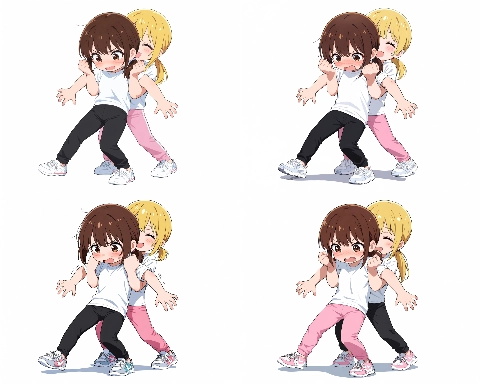 One Obsession Anima 4.0 - 羽交い絞めのポーズのプロンプトと画像生成結果:画像20