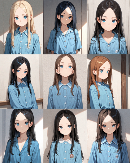 Nova Anime XL v11.0 - 髪の毛を左右に分けるヘアスタイルを表現するプロンプト、画像生成結果:画像3