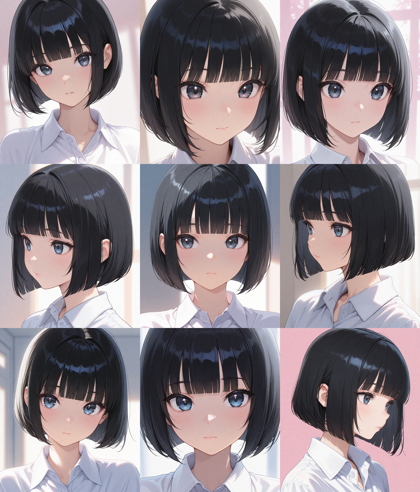 Copax TimeLess Xplus-2B-NSWF-1 - おかっぱ頭、ボブカットのヘアスタイルを表現するプロンプト、画像生成結果:画像6