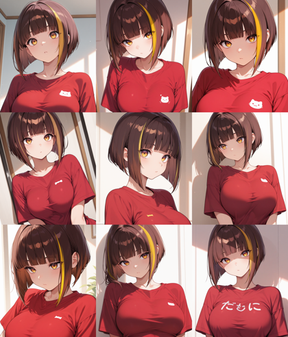 Nova Anime XL v17.0 - おかっぱ頭、ボブカットのヘアスタイルを表現するプロンプト、画像生成結果:画像9