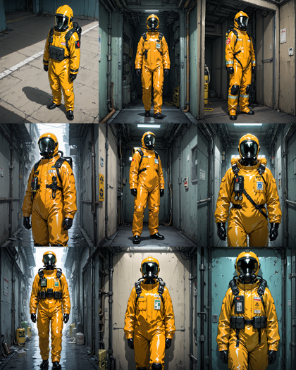 AlcAI - AnimeHaven awakening - v30 - 化学防護服、生物防護服を表現するプロンプト、画像生成結果:画像4
