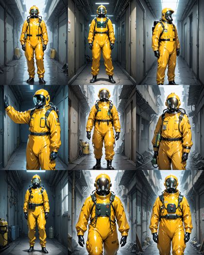 FiaMix Illustrious-XL v2.90 - 化学防護服、生物防護服を表現するプロンプト、画像生成結果:画像10