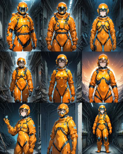 FiaMix Illustrious-XL v2.90 - 化学防護服、生物防護服を表現するプロンプト、画像生成結果:画像15