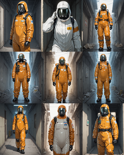 Prefect illustrious XL v4 - 化学防護服、生物防護服を表現するプロンプト、画像生成結果:画像3