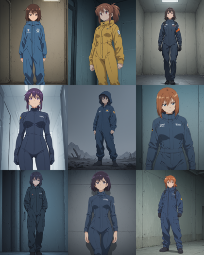 SteinIllustrious v16 - 化学防護服、生物防護服を表現するプロンプト、画像生成結果:画像7