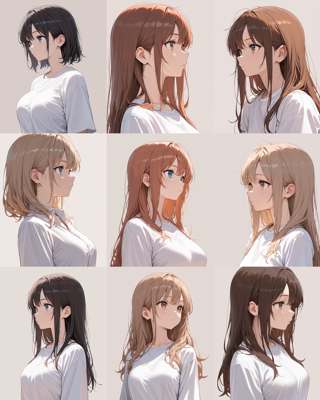 WAI-NSFW Illustrious v14.0 - 顔の向きに関するプロンプト - 上を見る、下を見るなど:画像11