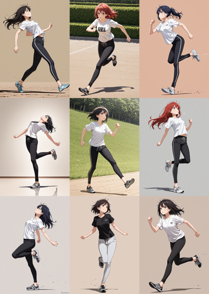 AMIX IL - Async's MIX ILLUSTRIOUS IL N V3.0 - 踵で着地、接地しているポーズを表現するプロンプト、画像生成結果:画像64