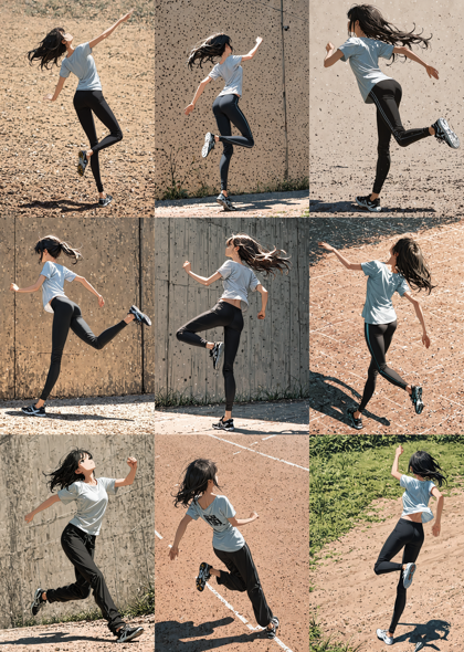 Azure Starfire V3 - 踵で着地、接地しているポーズを表現するプロンプト、画像生成結果:画像44